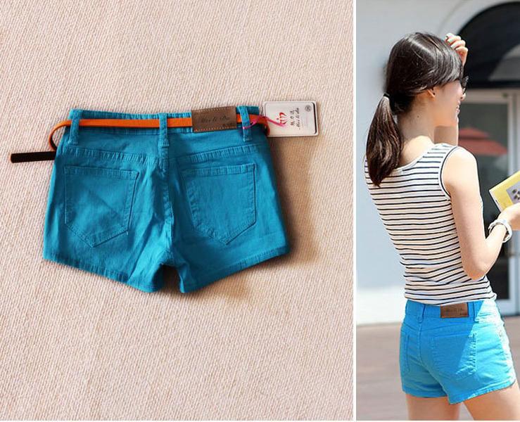 Free Shipping Wholesale Fashlin Lady Jeans Woman Shorts,Shorts for Woman 8 Colors 10Pcs/Lot