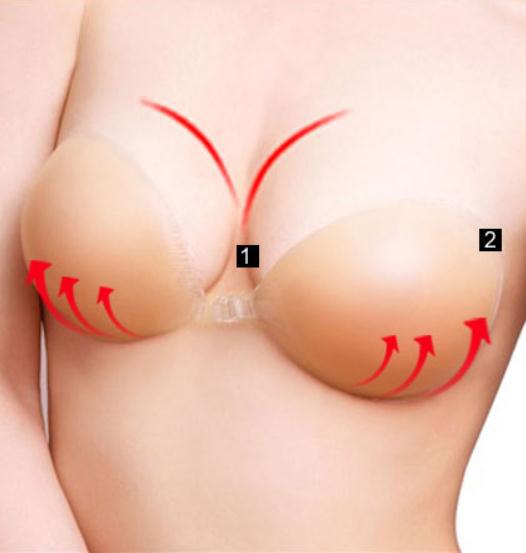 Free Shipping Wholesale Free bra,silicone,invisible,fashion,drop shipping    3size   A B C