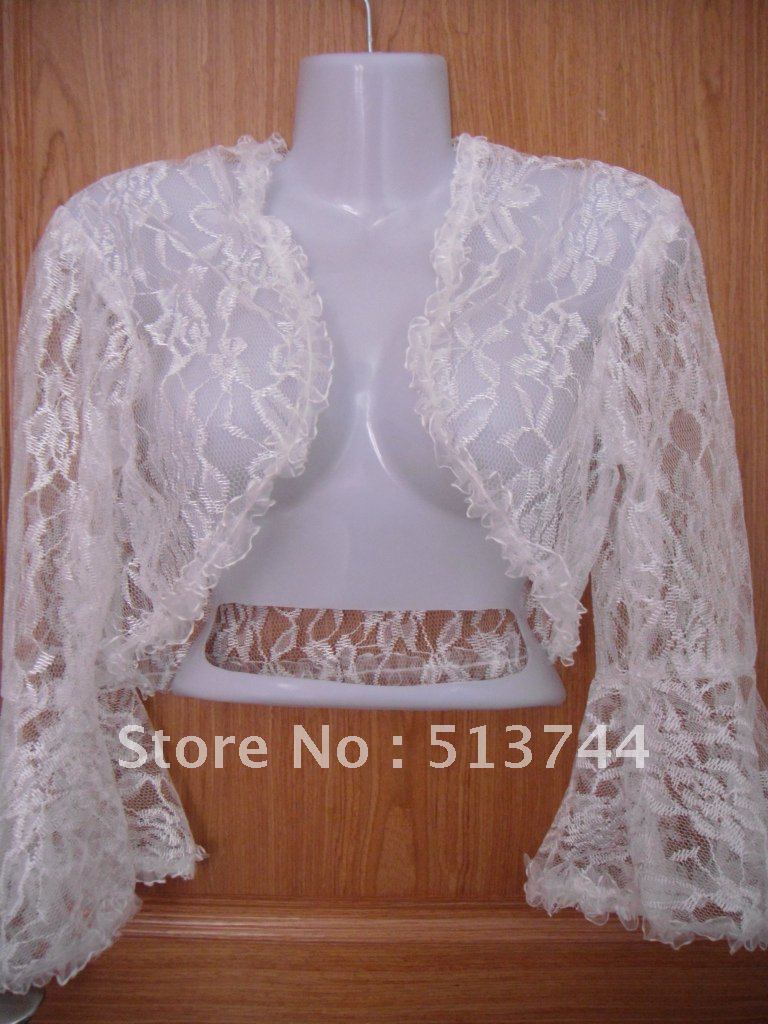 free shipping  wholesale  Gorgeous Lace Bolero Wedding Bolero Jacket