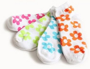 Free shipping wholesale high quail  Irregular pattern of short MoChuan sox candy of four seasons to wear socks