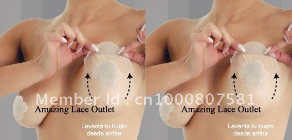 Free Shipping Wholesale Instant Breast Lift Bra Tape New Cleavage Shaper/Bring It Up/Lifts Bra/Sin Bra (one pack=6pairs)