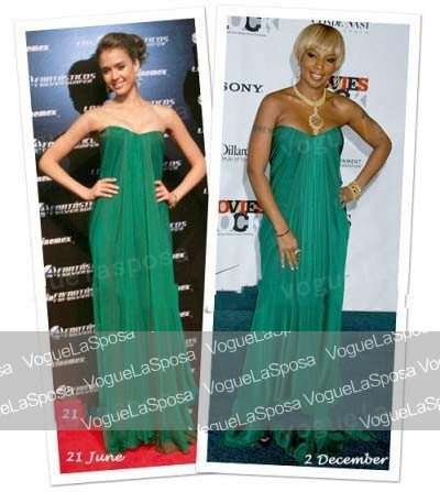 Free shipping Wholesale Jessica Alba Green Chiffon Formal Gown Prom Dress Red Carpet Dresses