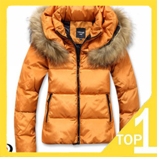 Free shipping Wholesale New 2012 Casual Women's Coats Slim Warm clothes and Fashion Women down jacket with Koean style 980