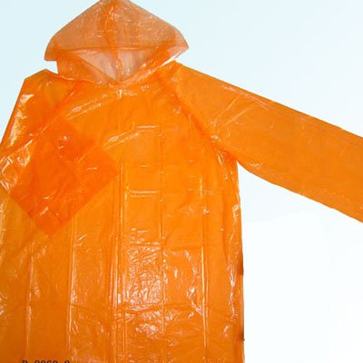 free shipping!wholesale  pe dispsable raincoat