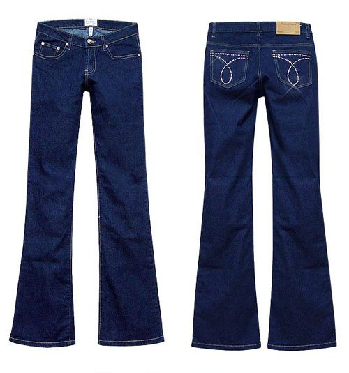 Free Shipping Wholesale Promotion! wholesale jeans,  dark blue slim women denim trousers pants, flare trousers, NWT AD9138LK