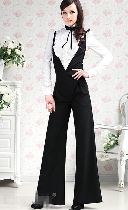 Free Shipping Wholesale/Retail Korean Jumpsuit Women Pretty Romper Fashion Trousers Ladies pants Cotton