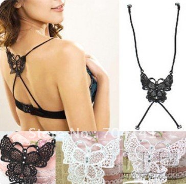 free shipping,wholesale rose flower bra straps elestic shoulder straps free shipping