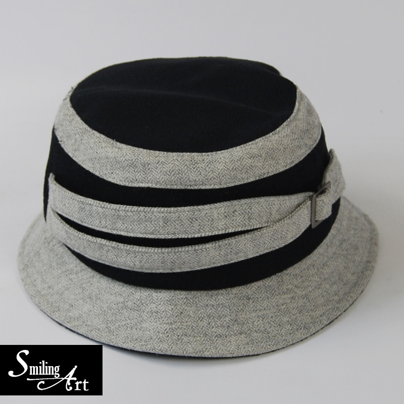 free shipping !wholesale Sa2012 autumn and winter casual women's short brim dark grey fashion cap