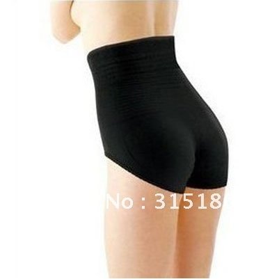 Free Shipping/Wholesale Slimming Particle Underwear Lift Buttocks & Thin Waist and Belly Slimming Pants SIZE M~L black