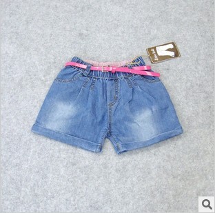 Free shipping   wholesale Summer girls denim shorts
