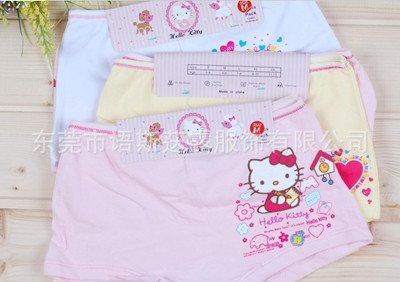 Free shipping wholesale trade /12pcs/hello Kitty girl Cotton Boxer Shorts / pants cartoon/y114