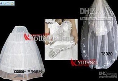 Free shipping !! Wholesale - Wedding Apparel & Accessories>Bridal Accessories>Petticoats,veil,glove