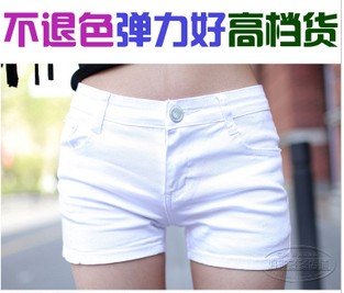 Free Shipping Wholesale Women Pants new arrival candy color faux denim shorts multicolour single shorts