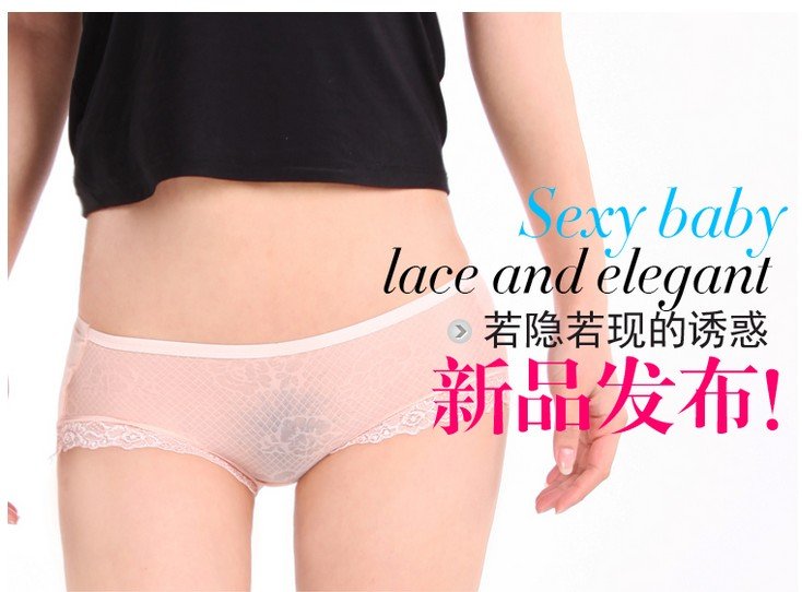 Free Shipping Wholesale Women sexy Lace  Underpants Women Underwear 120pcs/lot mix color