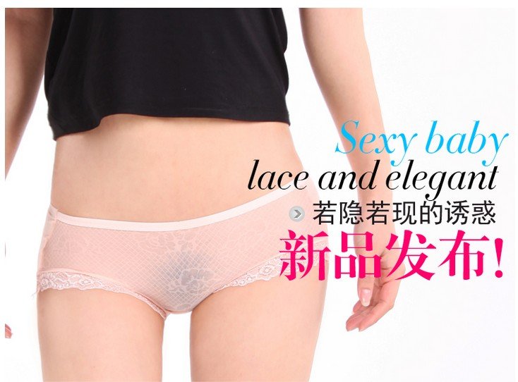 Free Shipping Wholesale Women sexy Lace  Underpants Women Underwear No.616 100% Quality Assurance 30pcs/lot mix color