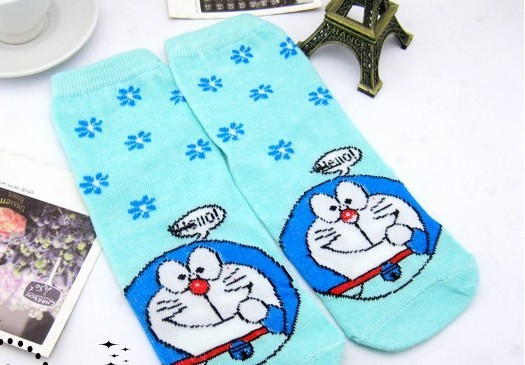 Free Shipping Wholesales Korea Cute Cartoon Socks Ship Socks FC12201