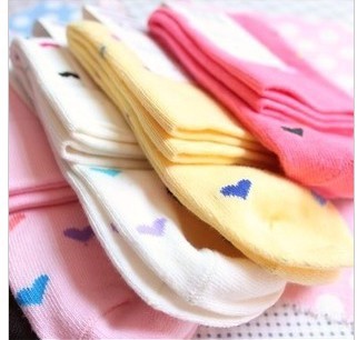 Free Shipping Wholesales Korea Cute New Candy Colored Cotton Socks FC12152