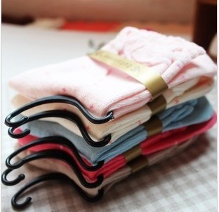 Free Shipping Wholesales Korea Cute Polka Dot Cotton Ladies Socks FC12258