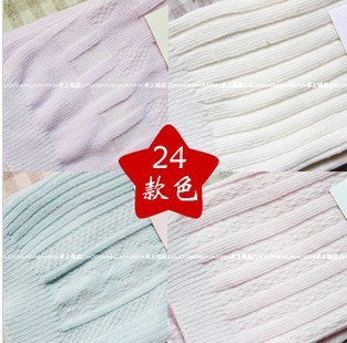 Free Shipping Wholesales Korean  Autumn Candy Color  Cotton Ladies Socks FC12193