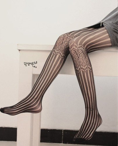 free shipping --wholsale  trendy women's stockings vintage style crus petinet jacquard weave Pantyhose sample retail