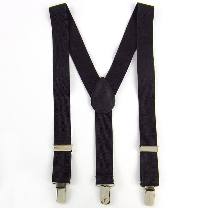 Free Shipping  wide clip elastic shoulder strap child suspenders chromophous 038