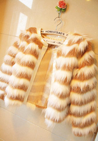 Free shipping winter fox fur rabbit fur coat short design w15