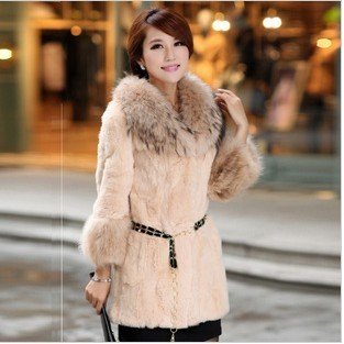 Free Shipping  Winter new fur fur coat special female