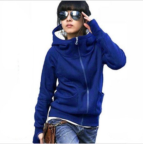 Free shipping,Winter new Korean style long-sleeved cardigan sweater coat women large size clothing thickened Hooded