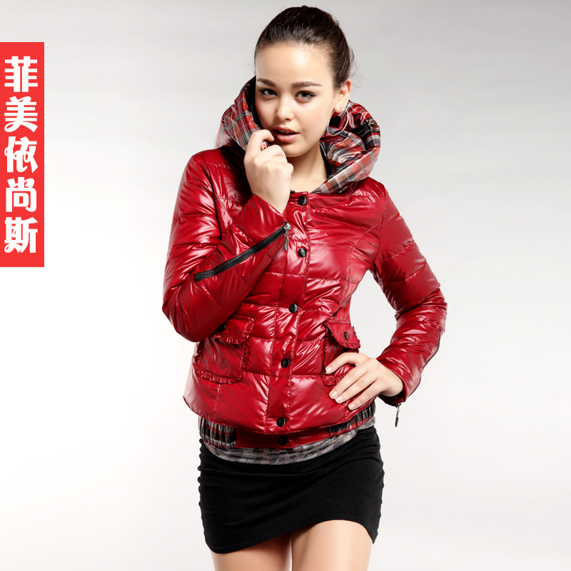 Free Shipping Winter outerwear 2012 down coat female slim short design down coat down coat jacket