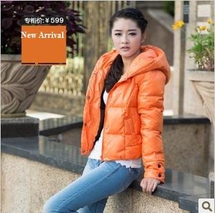 Free Shipping Winter Short Design Outerwear Down Coat For Woman  Slim Fashion Warm Down Winter Jacket For Lady JK-010