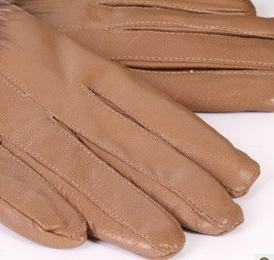 Free shipping  Winter Warm  Leather gloves ,Fashion cute Ladies fox wool gloves ,20PCS