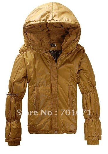 Free Shipping winter women's cotton-padded jacket Women cotton-padded jacket with a hood short design outerwear female V1277