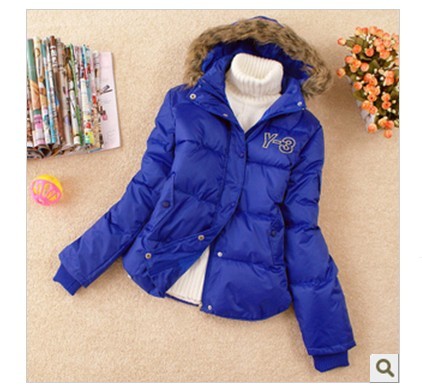 free shipping  winter women's down coat fashion wadded jacket with a hoody 4 colors newest