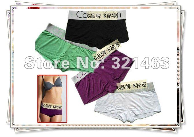 Free Shipping With DHL,Retailer Women's Underwear Boxers Briefs Panties Woman's Modal Boxer Shorts With Package