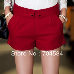 Free shipping Woman HIgh quality shorts female bootcut  8899