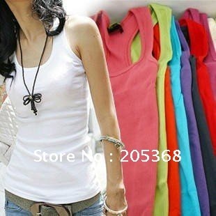 Free shipping  Woman's Temperament cotton long T-shirt Color:10 Colors Free size