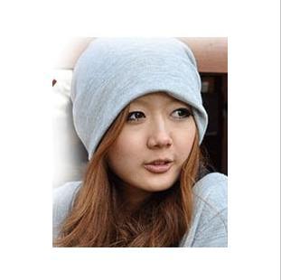 Free shipping! Women and men Autumn Korean style pure color double big head circumference hedge towle cap