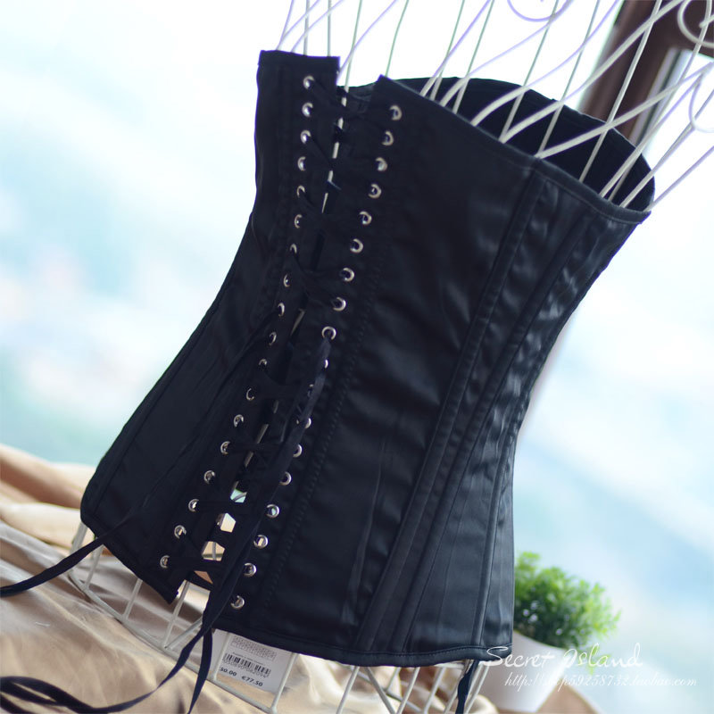 free shipping women comfortable lingerie Black luxury royal cross ribbon body shaping beauty care bone clothing cummerbund vest