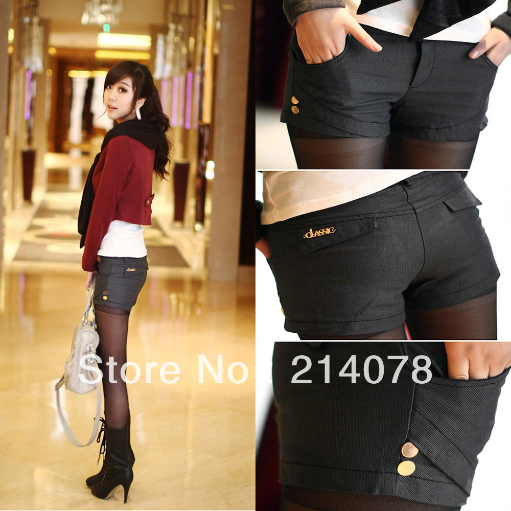 free shipping women fashion skinny sexy cotton shorts