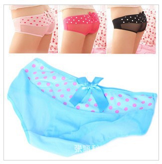 FREE SHIPPING women lady sexy and bowknot underwear knickers panties (2 pieces/lot)