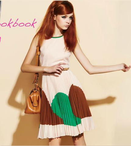 Free shipping!! Women Printed Silk Dress with Leather Sashes / Women's clothing Dresses  S/M/L LD8157