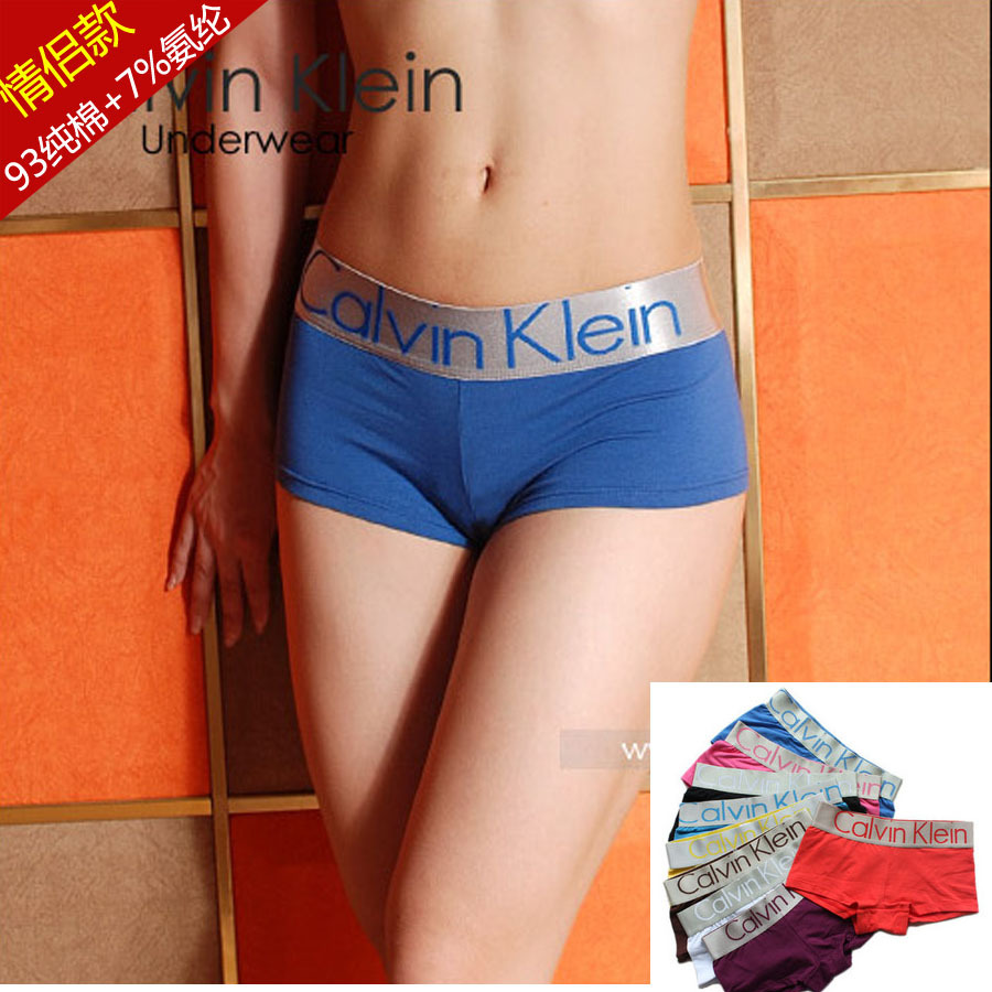 Free shipping Women's 100% cotton boxer panties low-waist small boxer shorts chromophous lovers design Women underwear