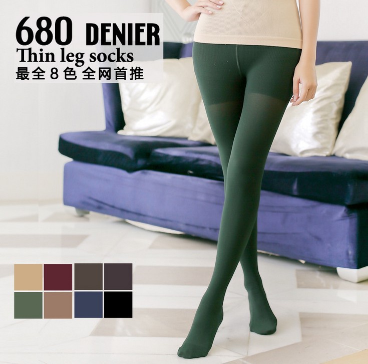 Free Shipping Women's 680D Lycra Pantyhose Thin Leg Socks Medical Compression Pressure Tights