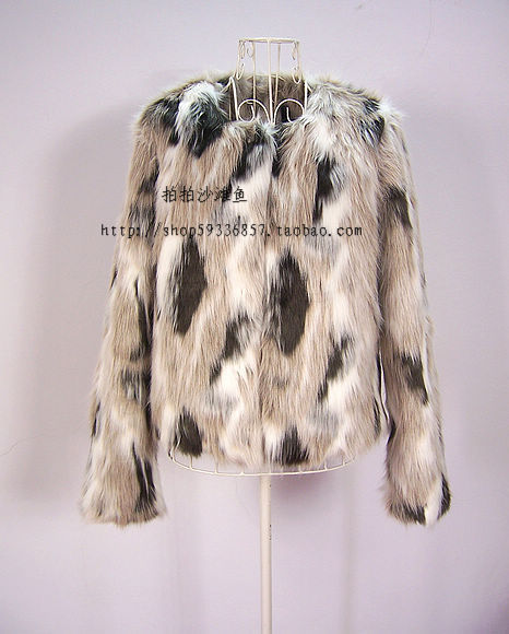 Free shipping Women's autumn and winter fur coat short design outerwear