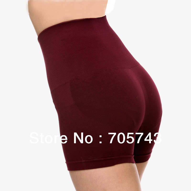Free shipping Women's control shapers panties slimming high waist shorts comfortable air breathable