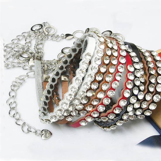 FREE SHIPPING+Women's genuine leather rhinestone belly chain all-match skirt accessories Women strap fashion belt---07