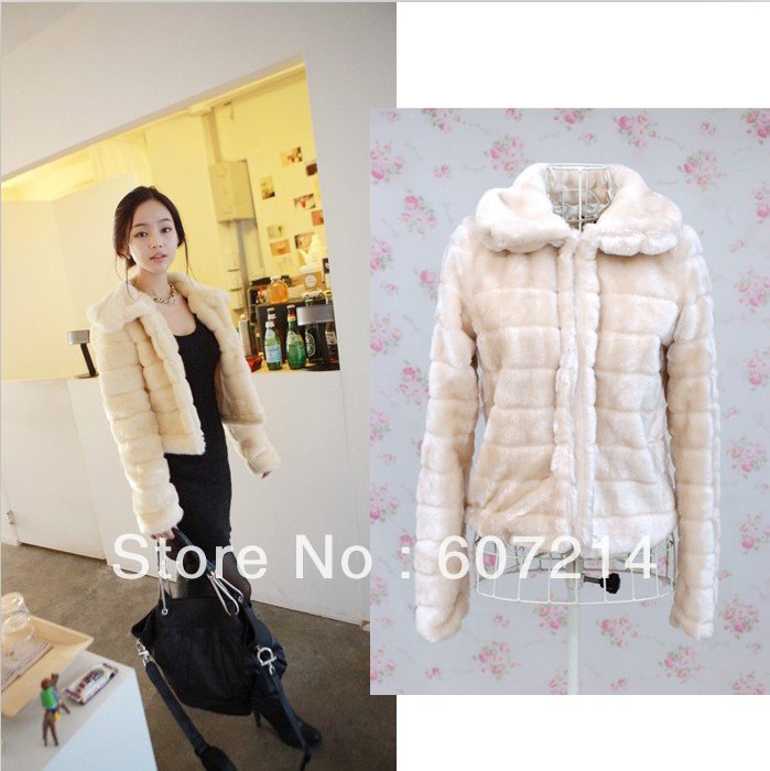 Free shipping women's Jacket / short jacket / Faux Fur Jacket