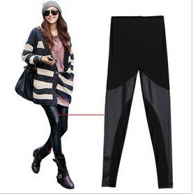 Free shipping Women's Leggings Silm Nice Point PantsLady's Pants Fashion Pantyhose Black Leather Legging Ladies' Leggings