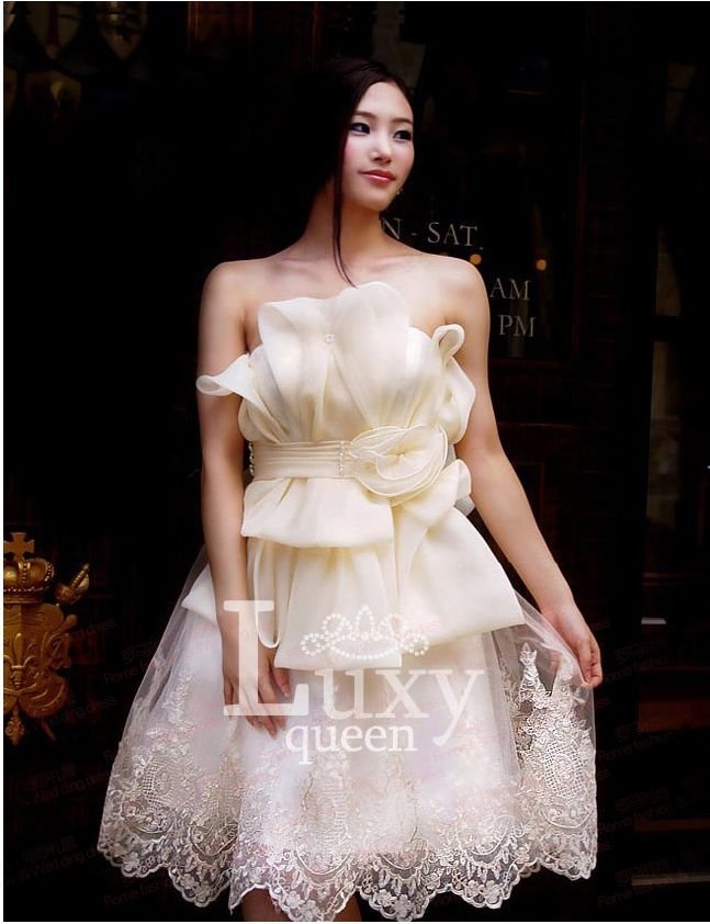 Free Shipping Women's Luxyqueen Wedding Dress Bride Dress Princess Korea Fashion Style MYE-039