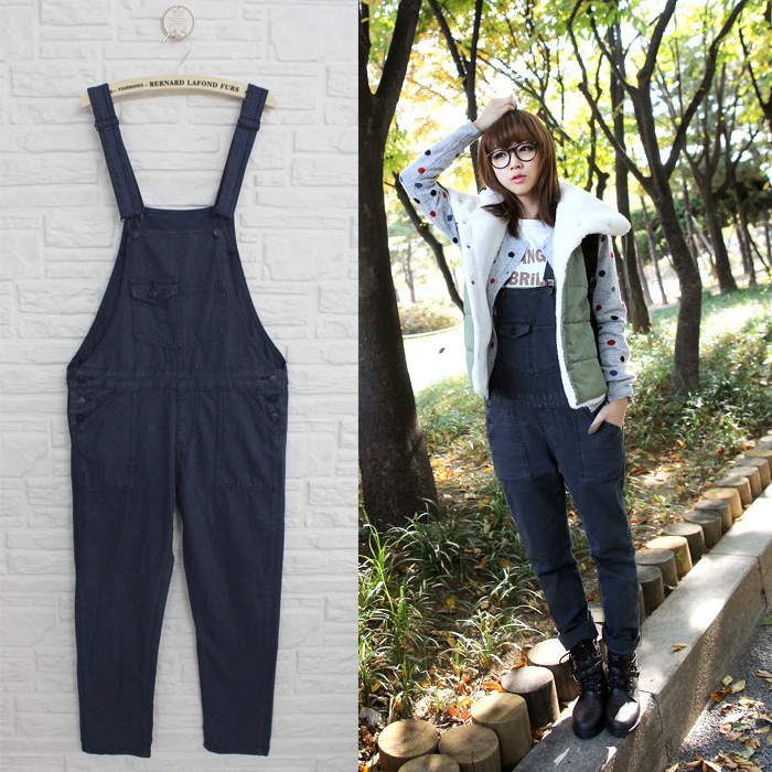 Free shipping Women`s Overalls Jeans, Suspender trousers  Pants Jumpsuit
